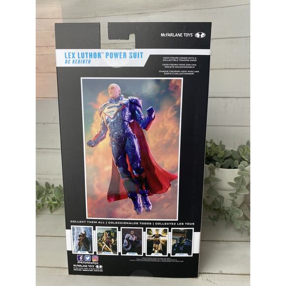 McFarlane DC Multiverse LEX LUTHOR POWER SUIT GOLD LABEL 7" Fig. New & Sealed - Picture 7 of 12
